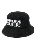 Versace Jeans Couture logo-embroidered bucket hat - Black