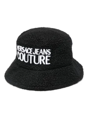 ハット VERSACE JEANS COUTURE Woman Hat Black 78HAZK10ZG364 G89 VERSACE JEANS COUTURE: Hat woman - White | Versace Jeans