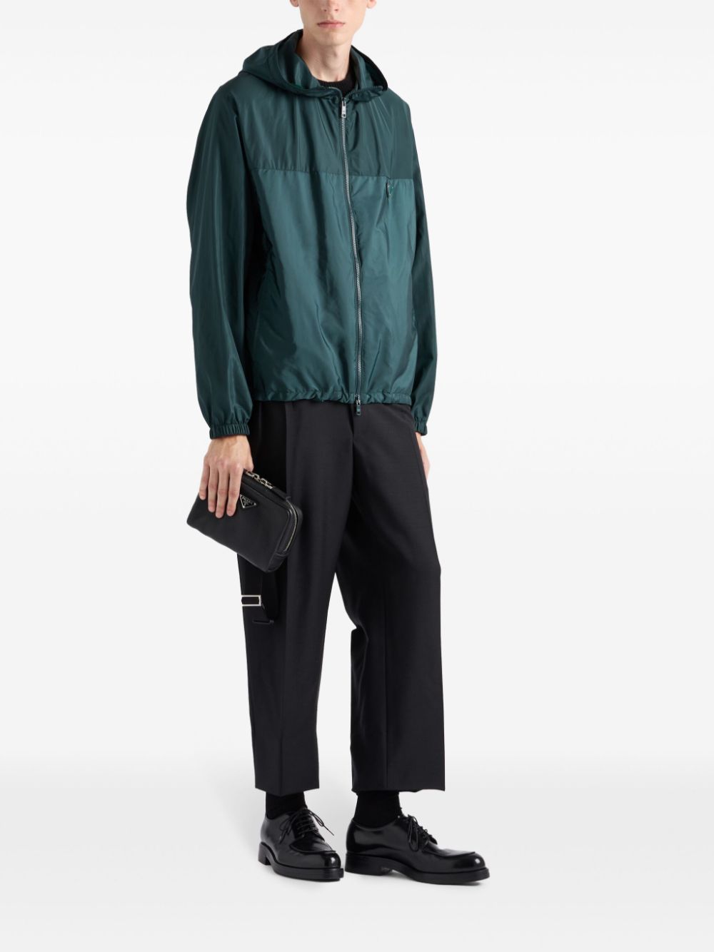 Prada Re-Nylon donsjack - Groen