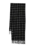 Undercover checked scarf - Black