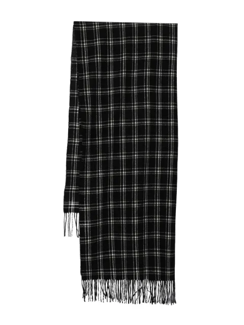 Undercover checked scarf