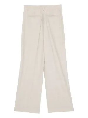 パンツ Lorena Antoniazzi Camel Brown Pleat-Detailing Trousers Lorena Antoniazzi Pants for Women - Shop on FARFETCH