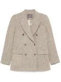 Lorena Antoniazzi bouclé blazer - Neutrals