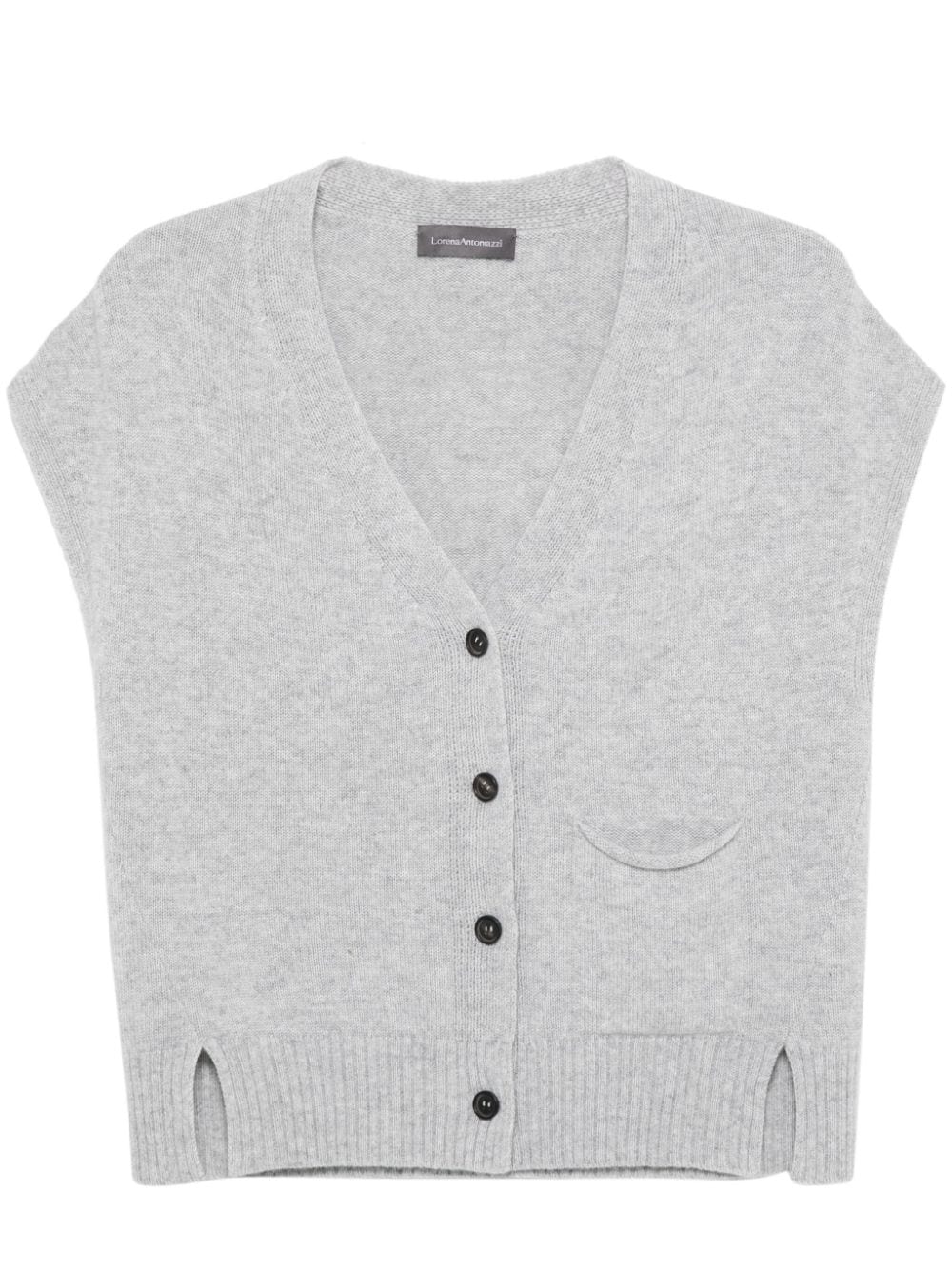 Lorena Antoniazzi cashmere vest - Grigio