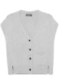 Lorena Antoniazzi cashmere vest - Grey