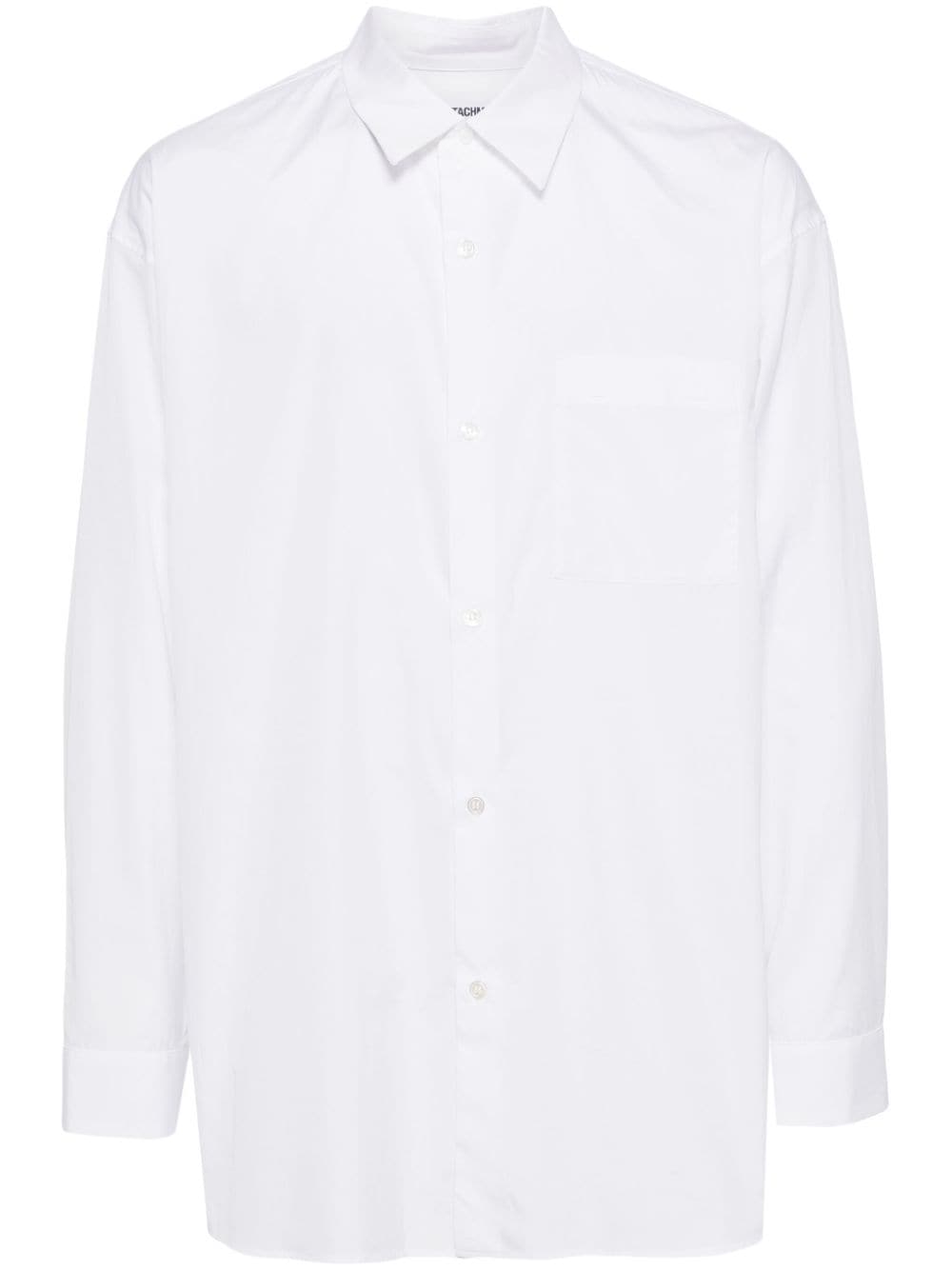 Shop Attachment Cotton Shirt In White