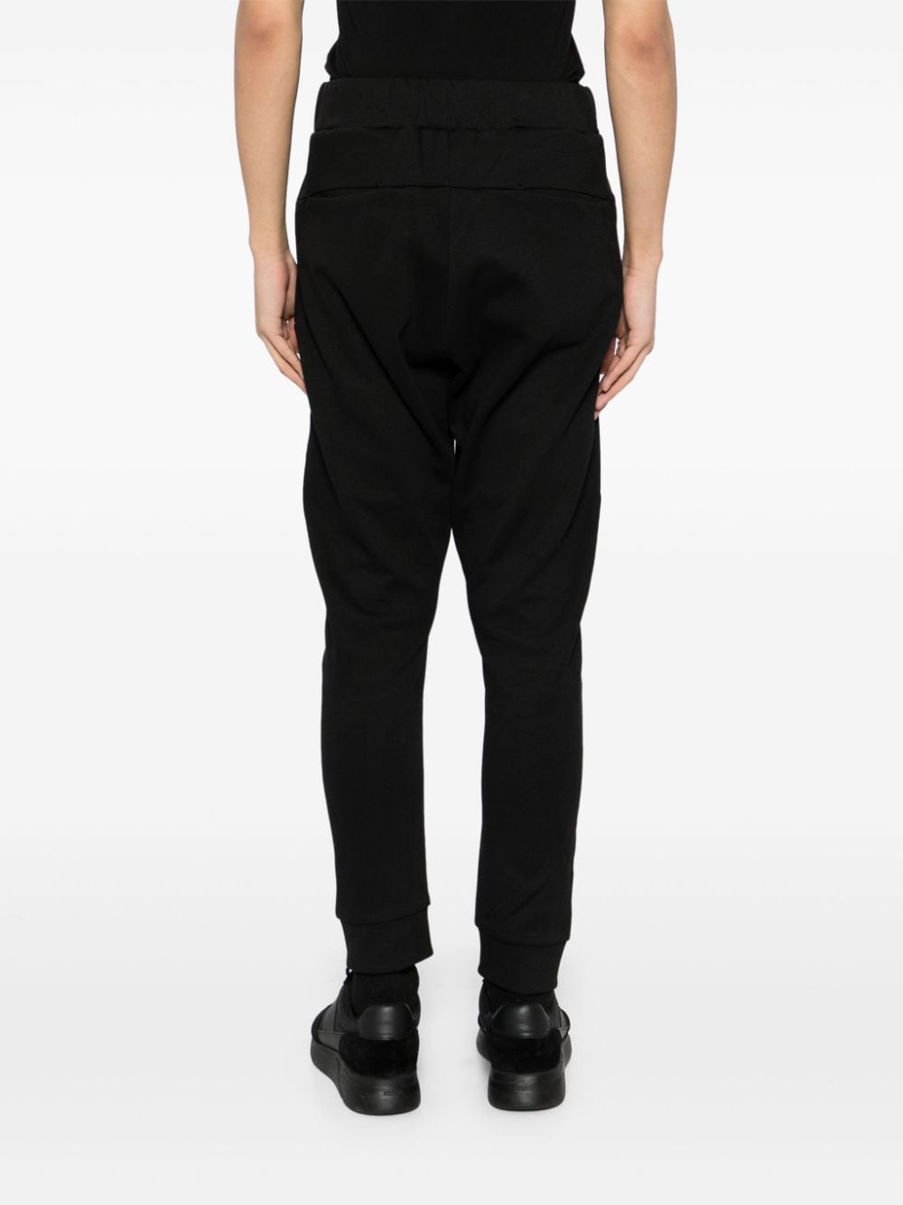 Shop Attachment Drawstring-waistband Trousers In Schwarz