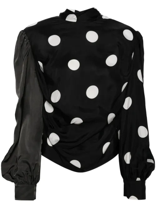 Blouse asymétrique à manches longues - pushBUTTON - Modalova
