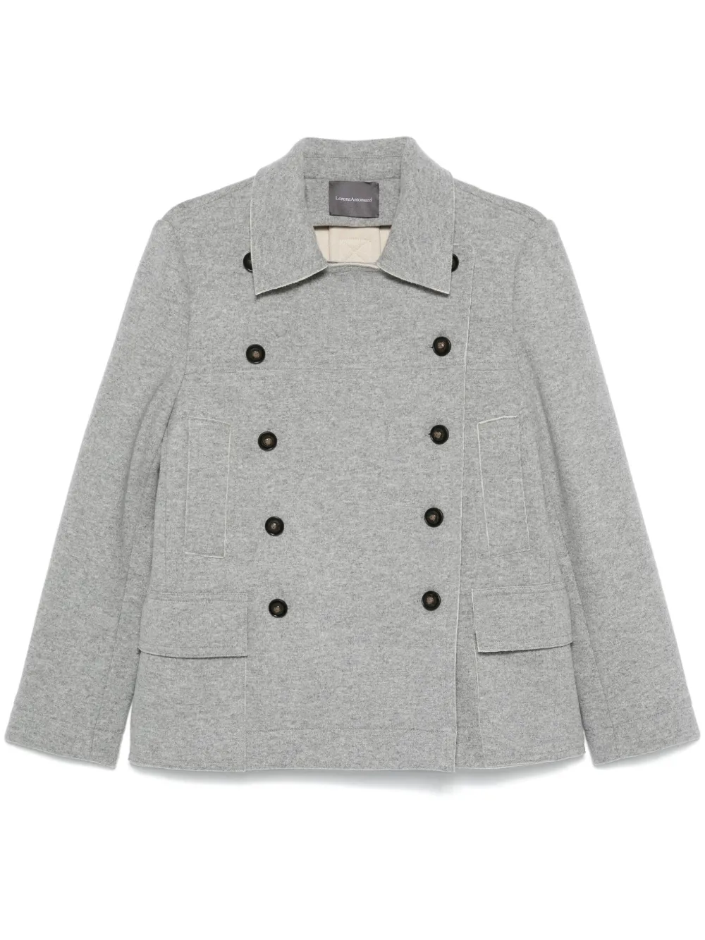 Lorena Antoniazzi double-breasted jacket | Grey | Image 1