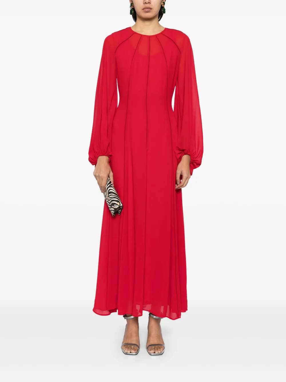 Baruni Asha jurk - Rood