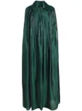 Baruni pleated cape - Green