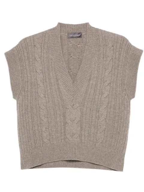 Lorena Antoniazzi cable-knit vest