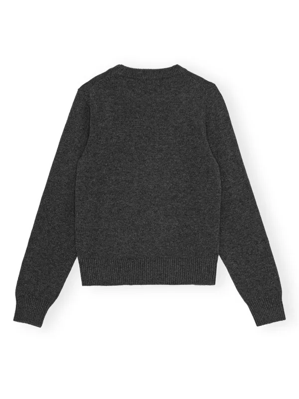 GANNI ロゴ セーター | グレー | FARFETCH JP GANNI ロゴ セーター | グレー | FARFETCH JP