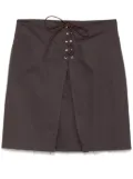 OUR LEGACY mini hook skirt - Grey