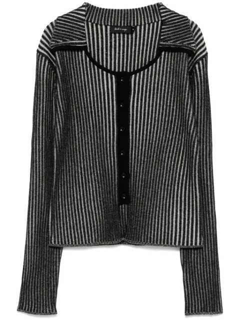 tout a coup cutout knitted top