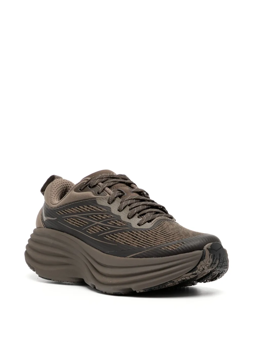 HOKA Bondi 8 TS gekooide sneakers - Bruin