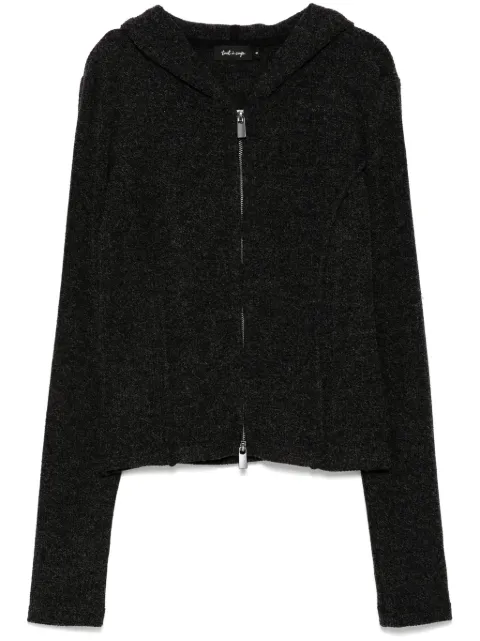 tout a coup hooded knitted top