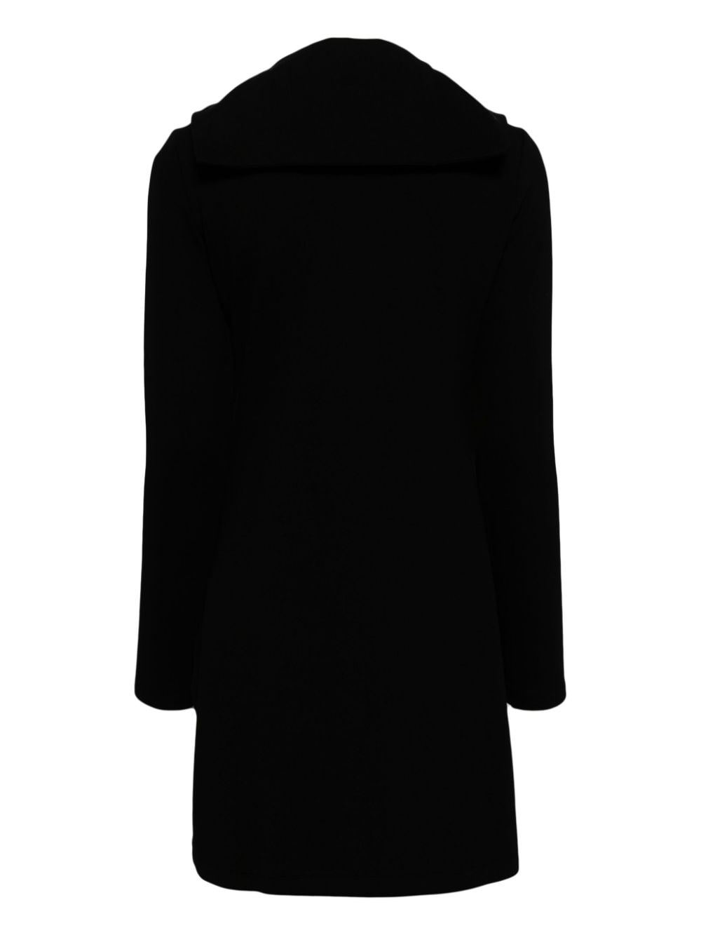 Shop Tout A Coup Half-zip Mini Dress In Schwarz