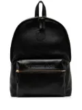A BATHING APE® leather backpack - Black
