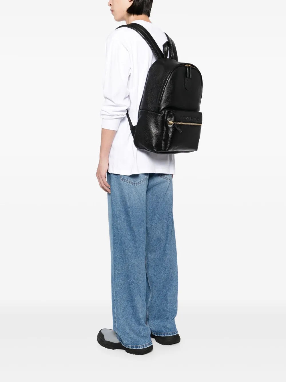 A Bathing Ape Leather Backpack