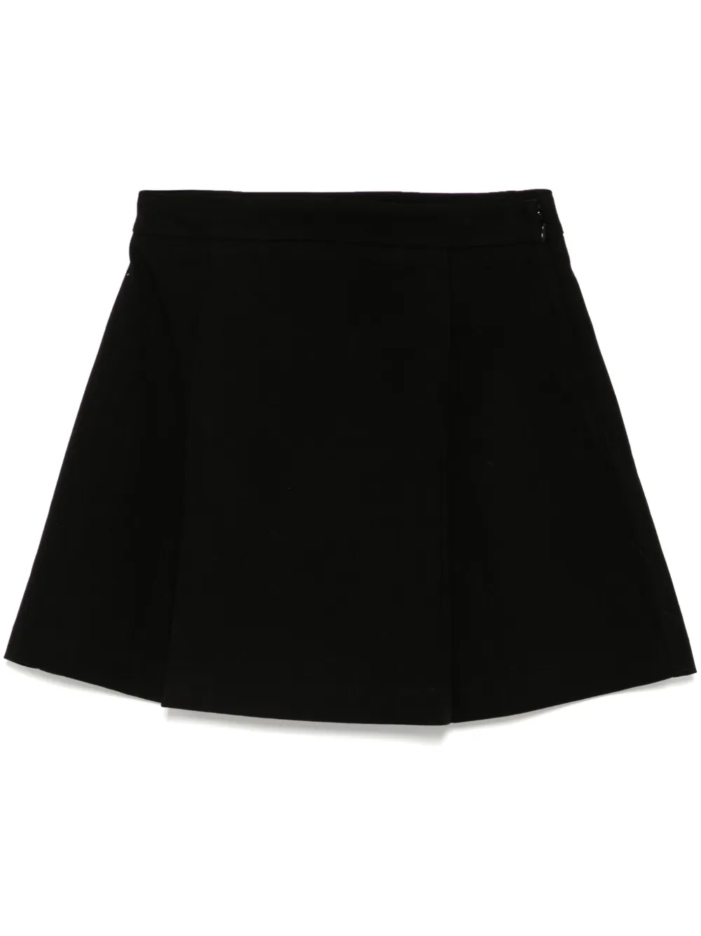 Tout A Coup Pleated Mini Skirt In Black