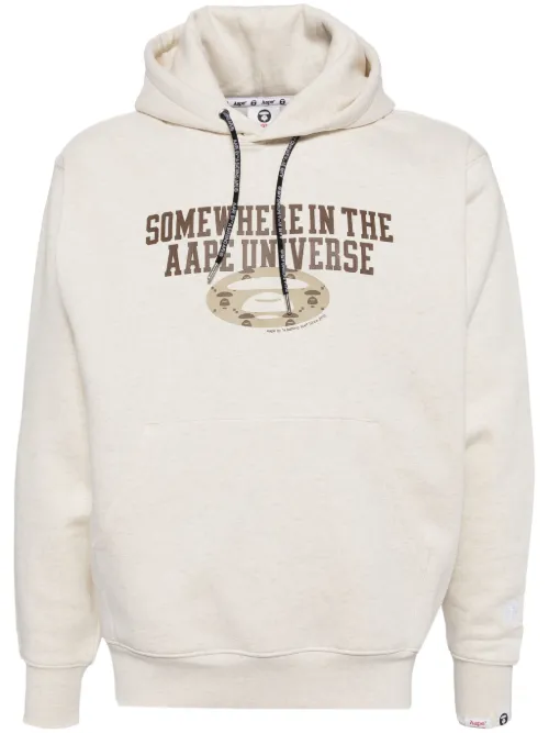Hoodie à logo imprimé - AAPE BY *A BATHING APE® - Modalova