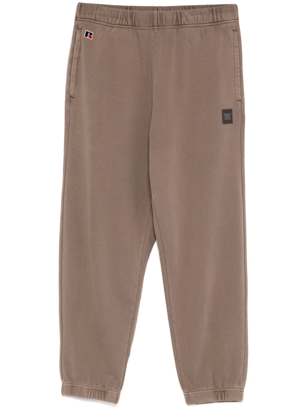 Shop Chocoolate X Russell Athletic Logo Sweatpants In Brown