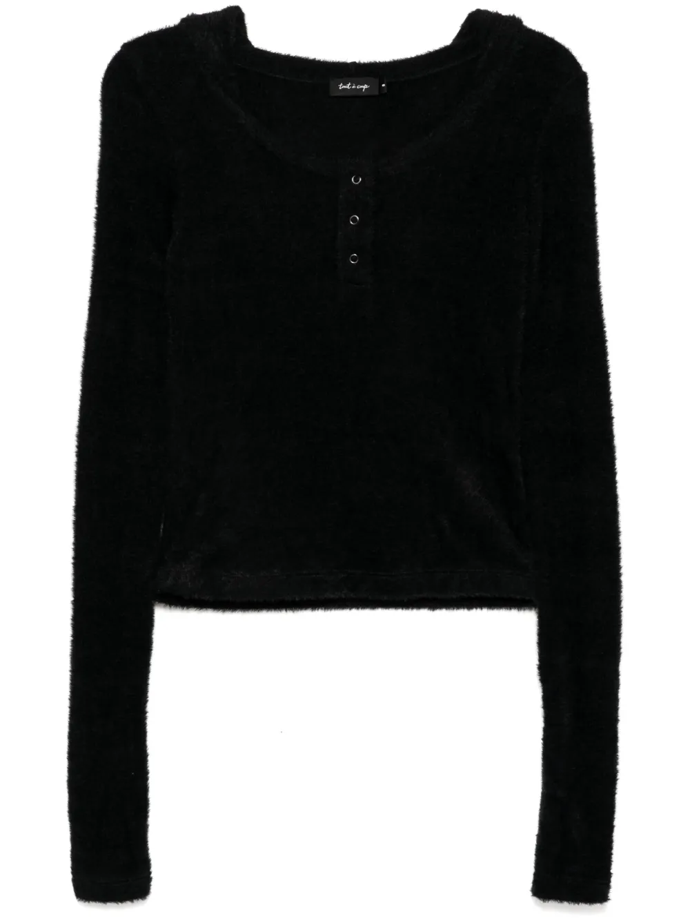 Shop Tout A Coup Cutout Jumper In Black