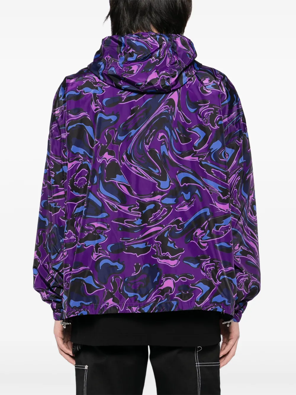 A BATHING APE Jack met camouflageprint Paars