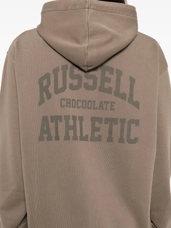 CHOCOOLATE x Russell Athletic ジップ パーカー | ブラウン