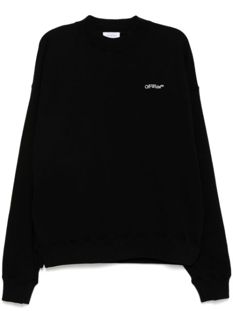 Off-White logo embroidery sweatshirt Men