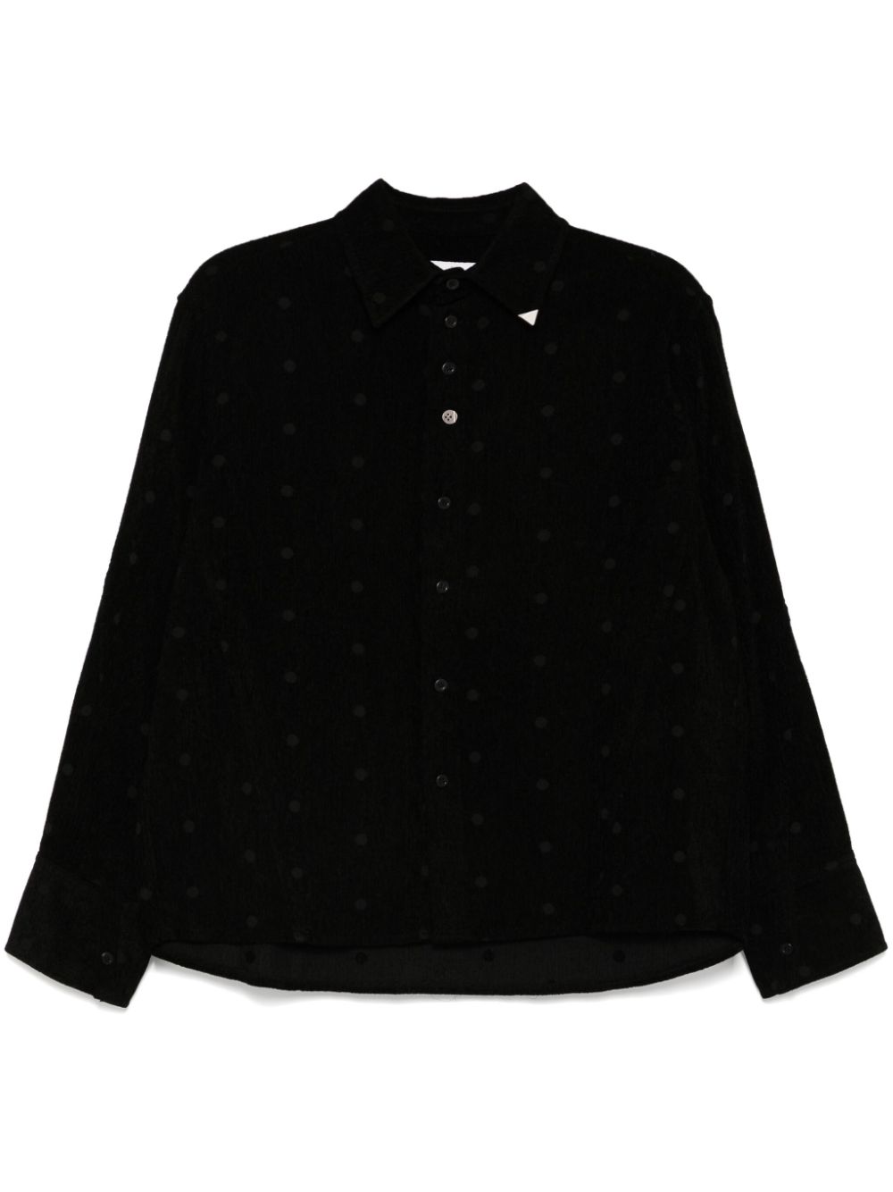 Ader Error polka dot shirt - Black