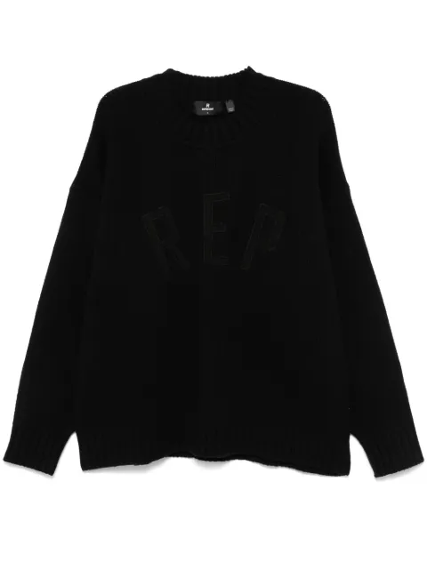 Represent Rep-appliqué sweater