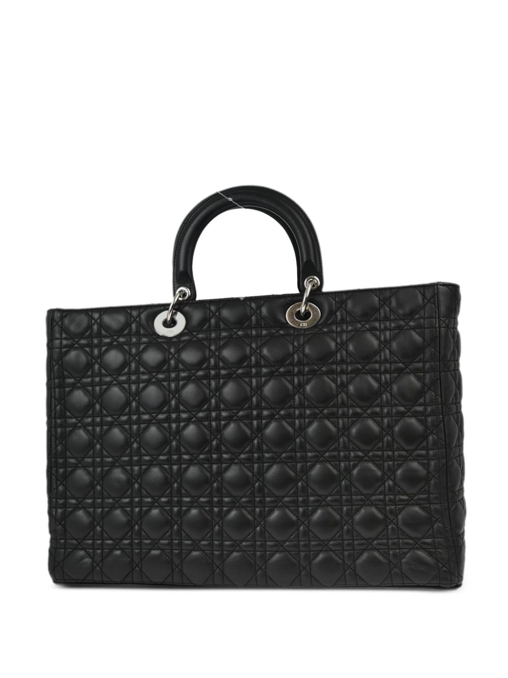 Christian Dior Pre-Owned 2009 Cannage Lady Dior handtas - Zwart