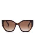 Prada Eyewear Symbole sunglasses - Brown