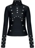 Coperni eyelet-detailing blouse - Black
