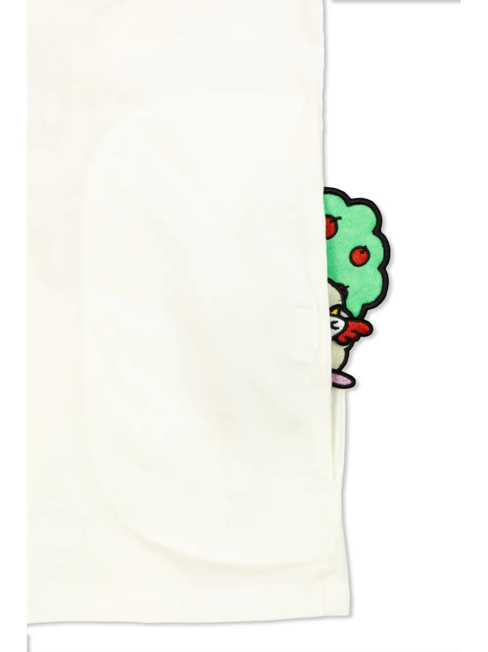 Stella McCartney Kids Katoenen T-shirt met print Wit
