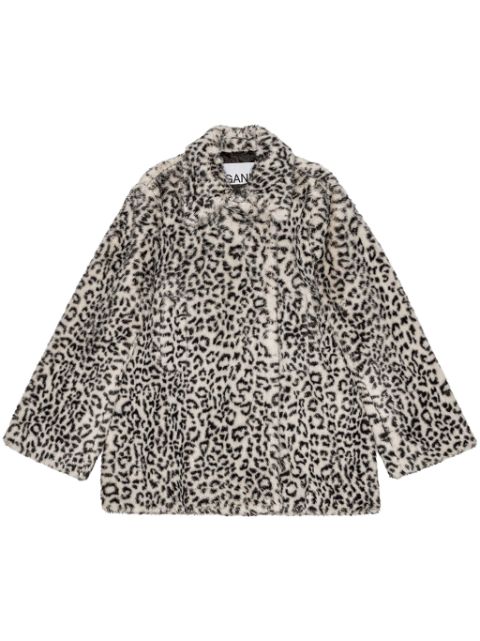 GANNI faux-fur jacket Women