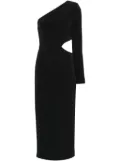 TWINSET one-shoulder midi dress - Black