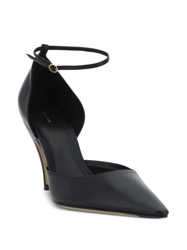【関税込み】The Row ブラック Liisa D'Orsay ヒール The Row Liisa D'Orsay Pumps | Black | FARFETCH SG