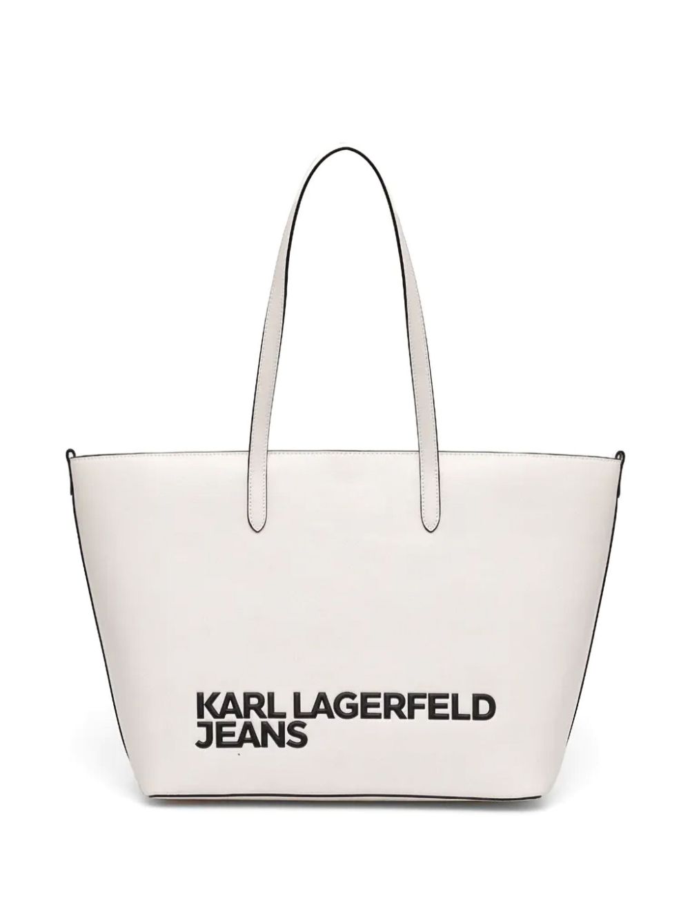 Karl Lagerfeld Jeans logo-print tote bag - White