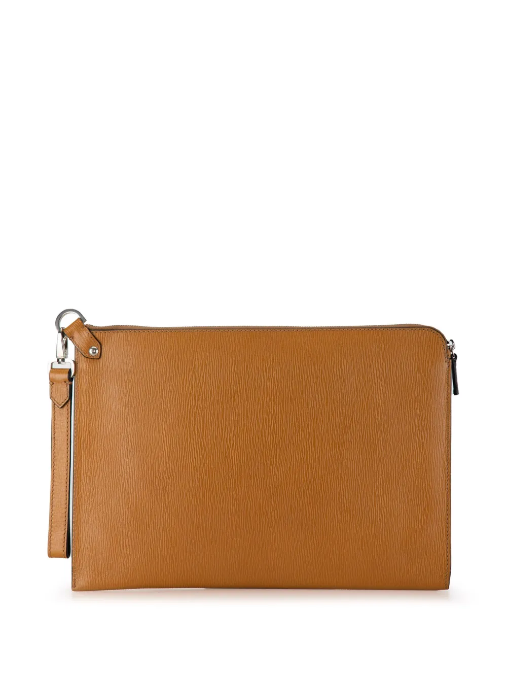 Ferragamo Pre-Owned 2024 leren clutch - Bruin