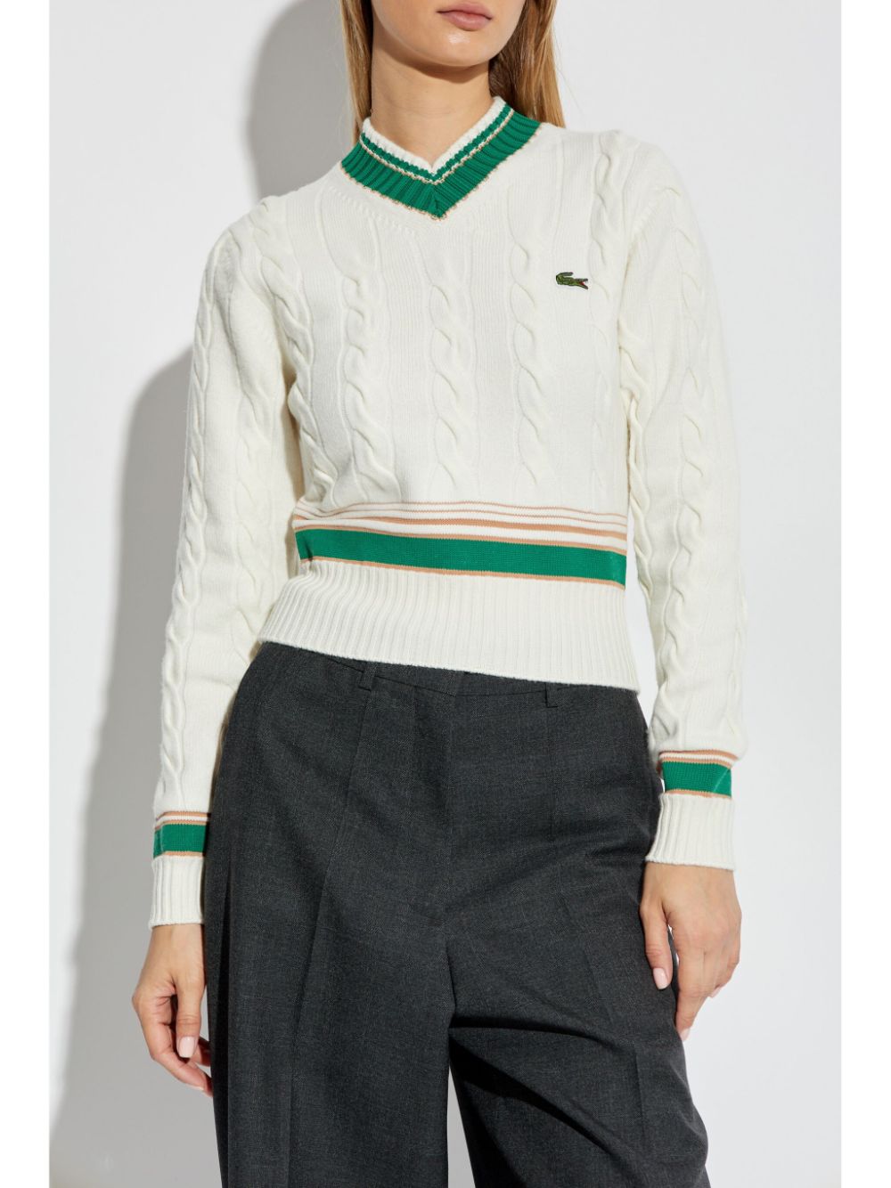 Lacoste logo-embroidered jumper Women