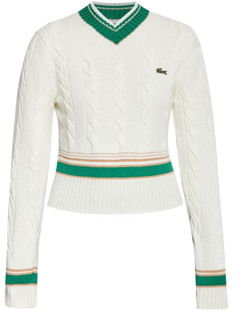 Lacoste logo-embroidered jumper Women