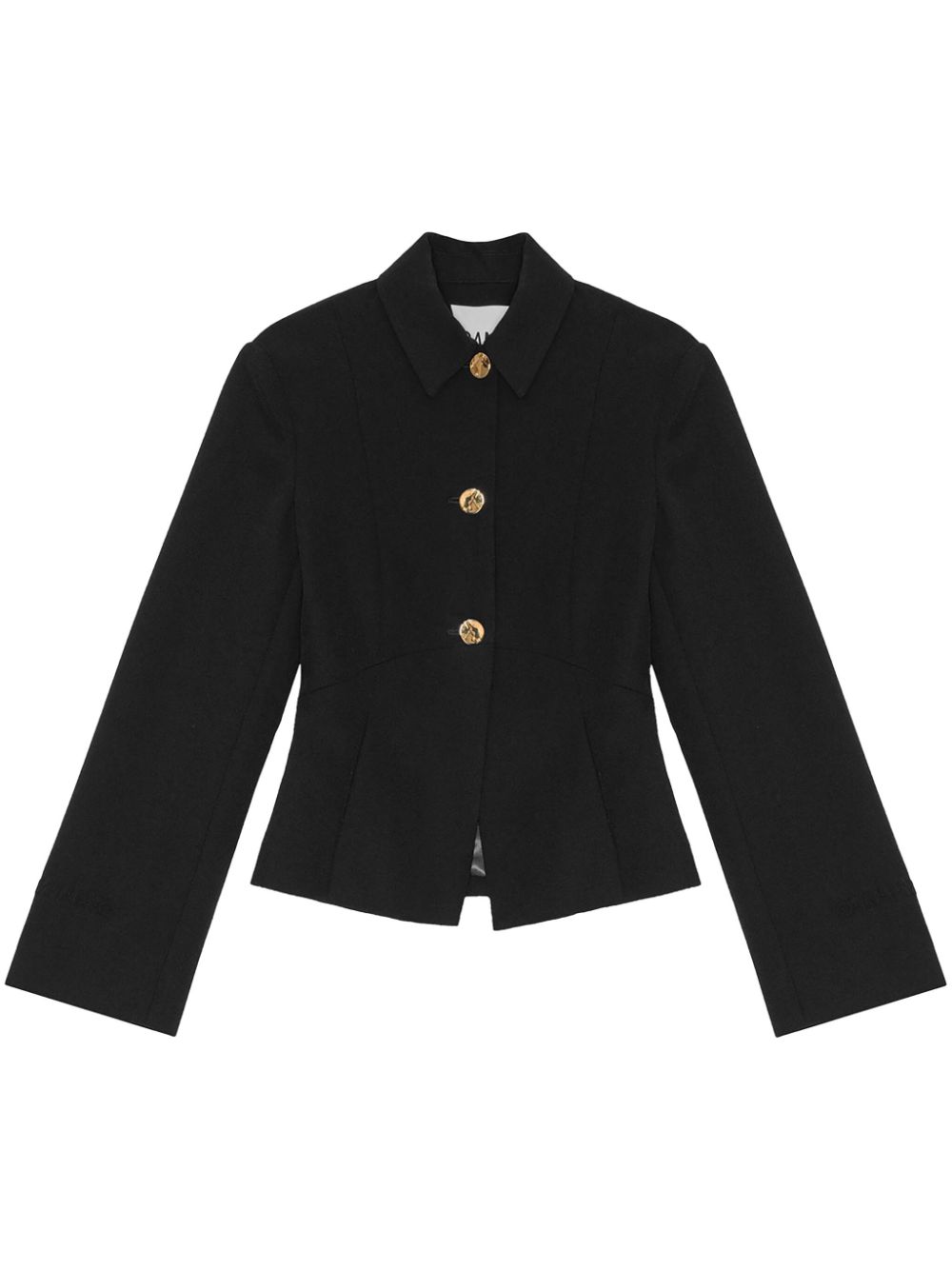 GANNI twill blazer Women