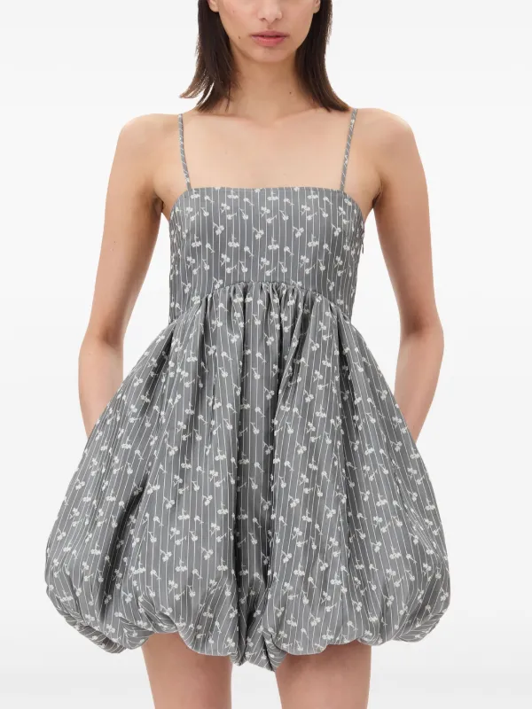 GANNI ジャカード ミニドレス | グレー | FARFETCH JP GANNI ジャカード ミニドレス | グレー | FARFETCH JP