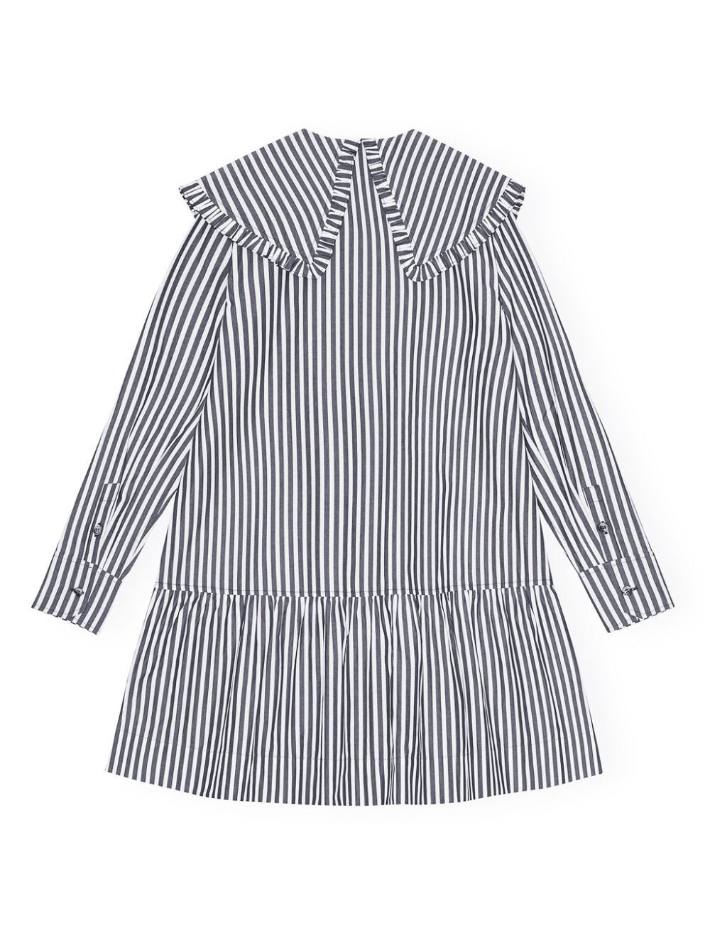 GANNI striped cotton shirt dress Women