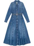 GANNI denim maxi dress - Blue