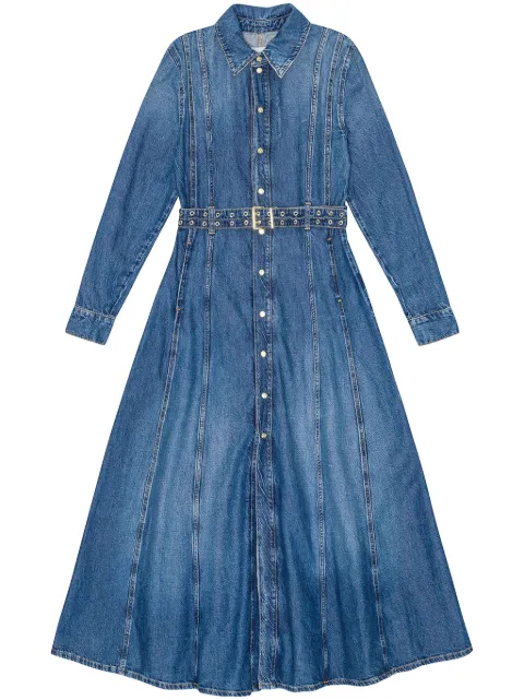 GANNI denim maxi dress