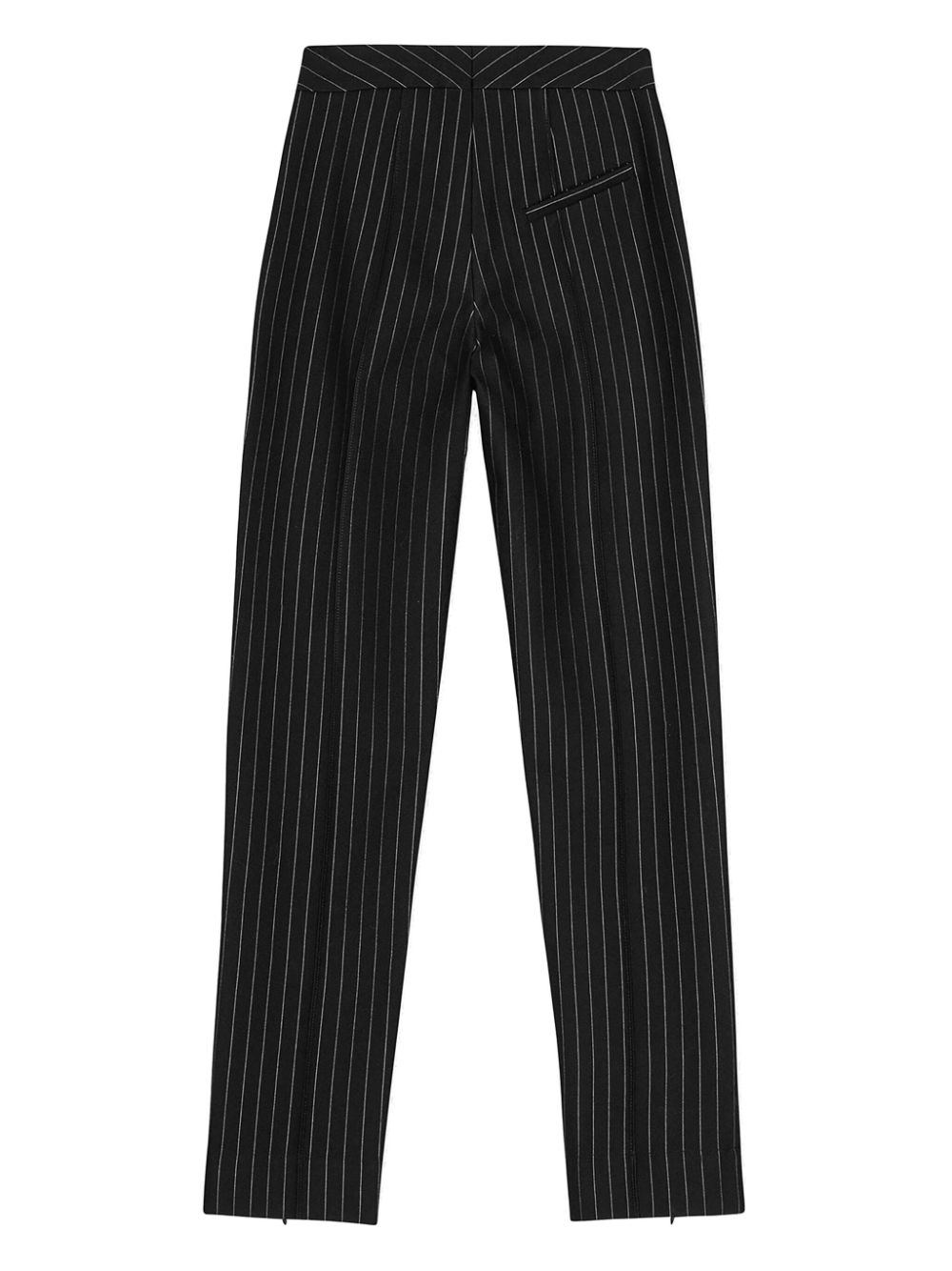 GANNI striped mid-rise trousers Women